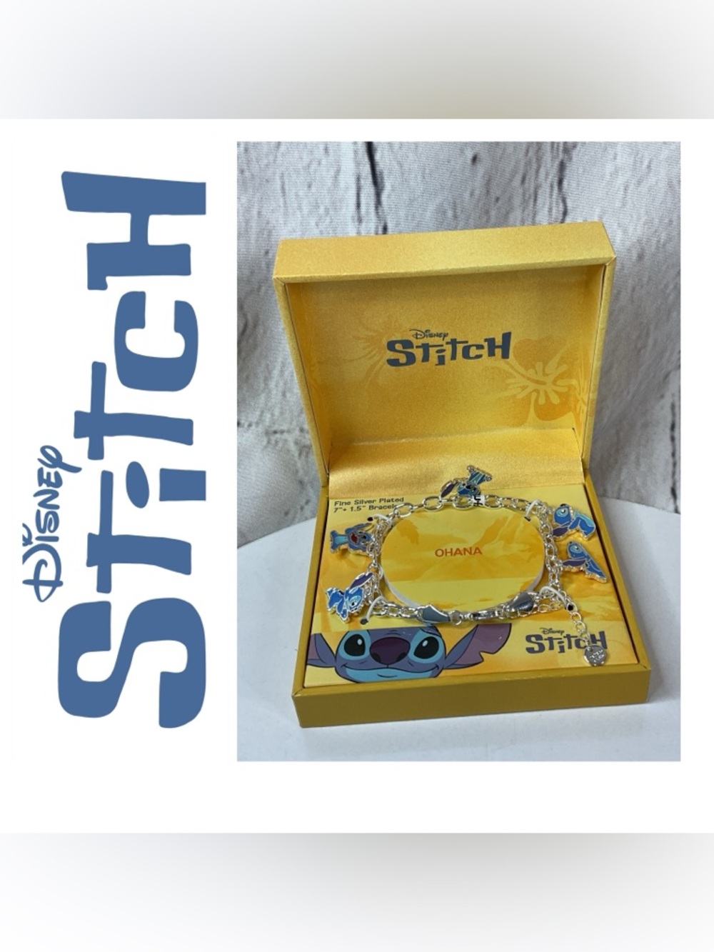 🌟 Disney’s Stitch Charm Bracelet